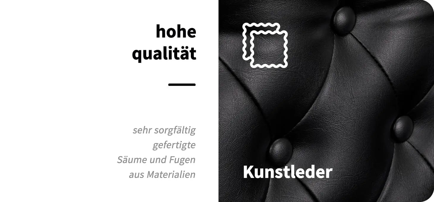 Gabbiano Friseurstuhl Berlin schwarz-gold