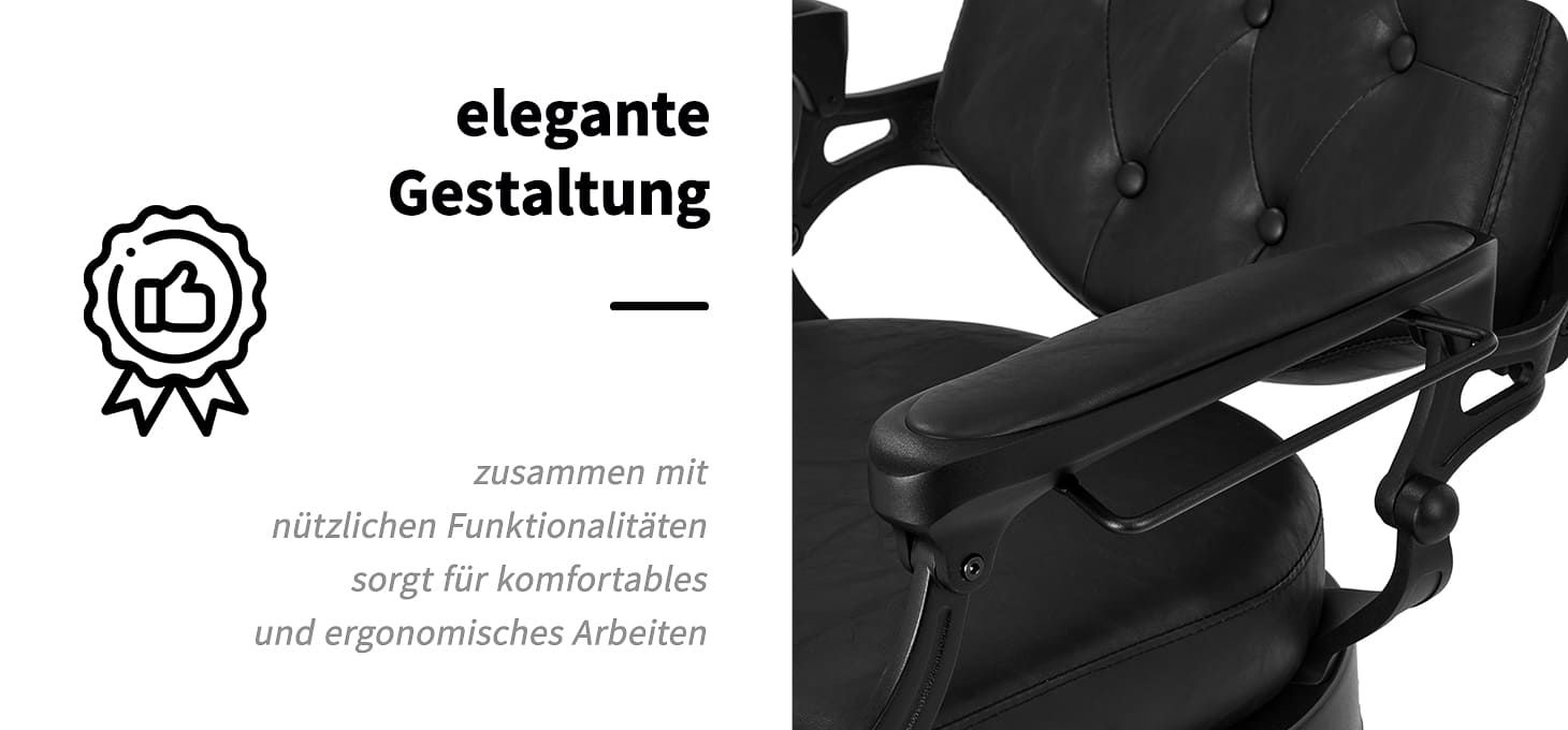 Barberstuhl President Schwarz