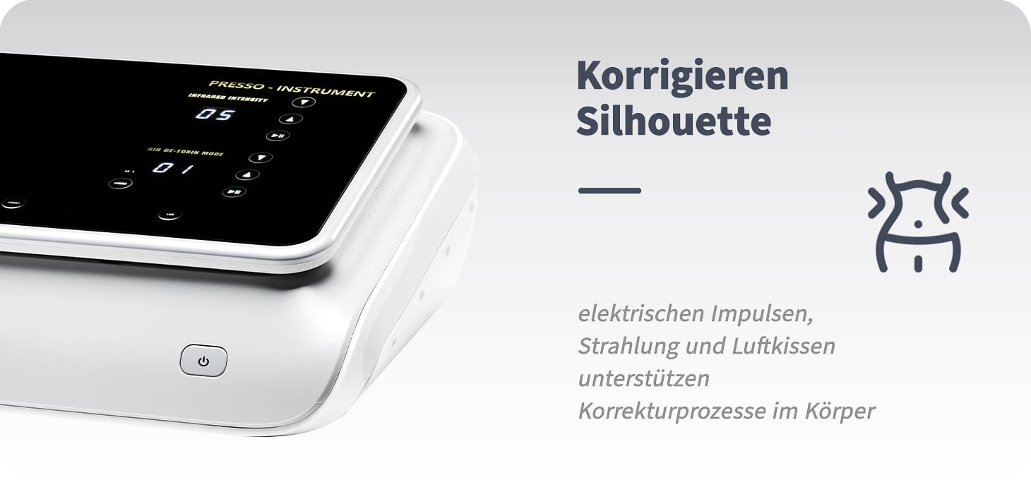 Elegantes Platin T8108 Air Pressure Gerät