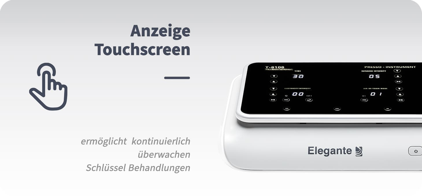 Elegantes Platin T8108 Air Pressure Gerät