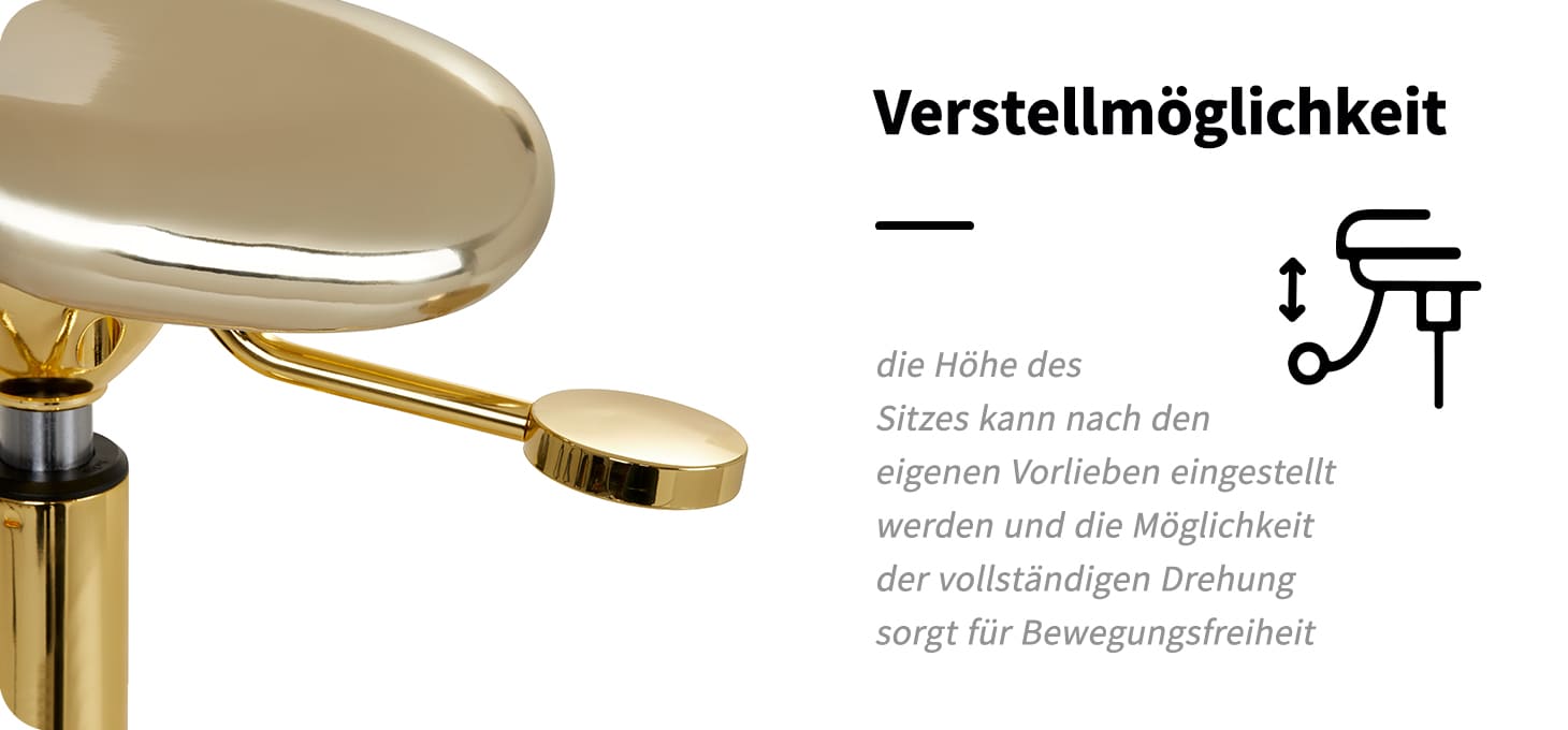 Gabbiano Hocker Fine Gold