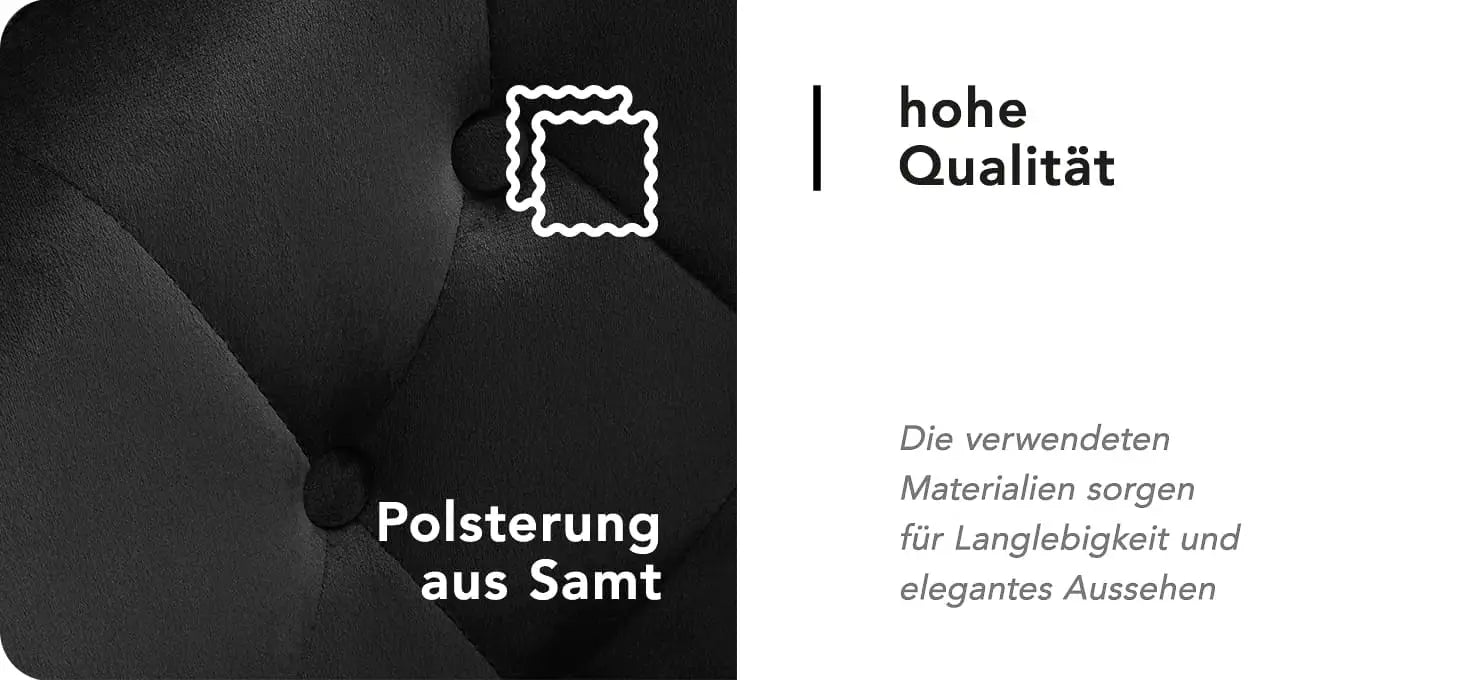 4Rico Drehstuhl QS-BL12B schwarz