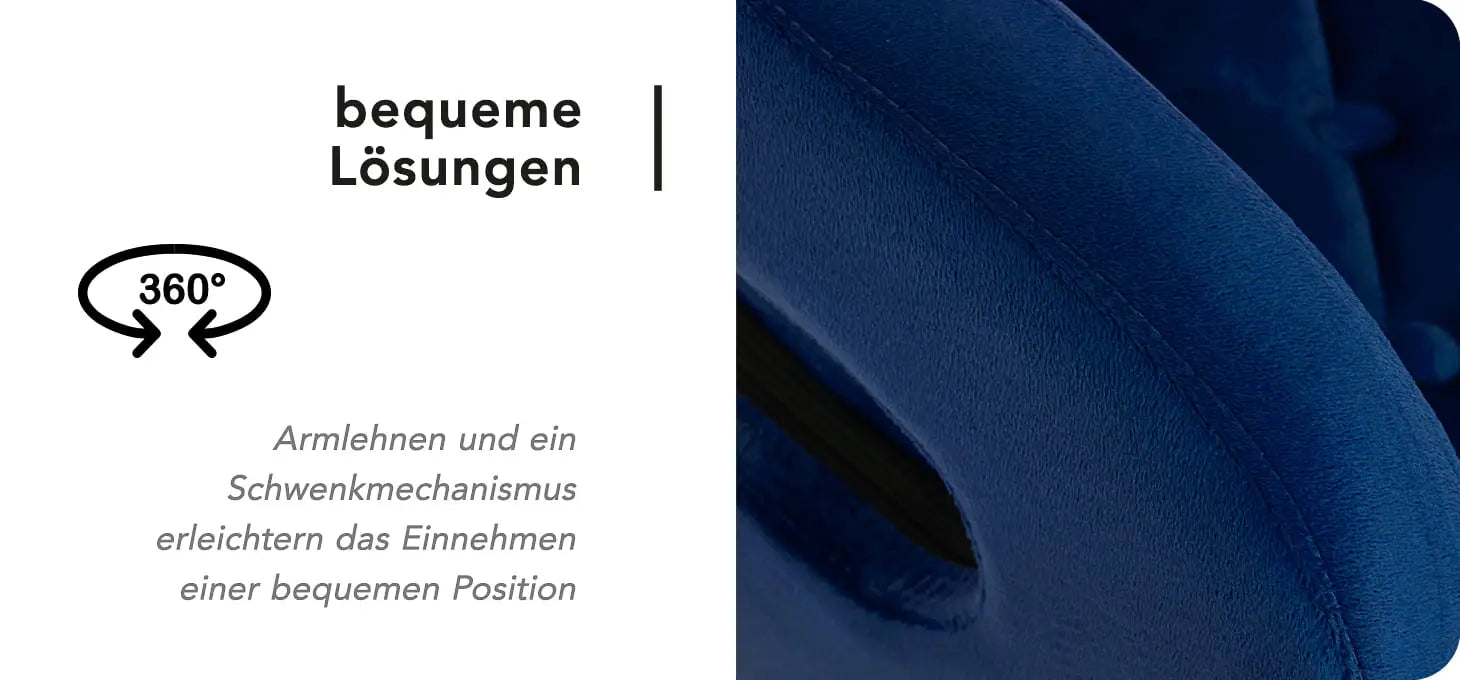 4Rico Stuhl QS-OF213G marineblau