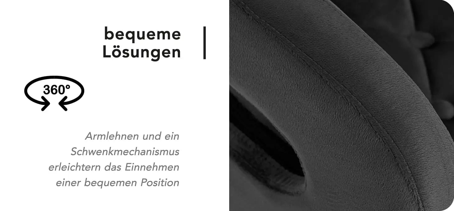 4Rico Stuhl QS-OF213G grau