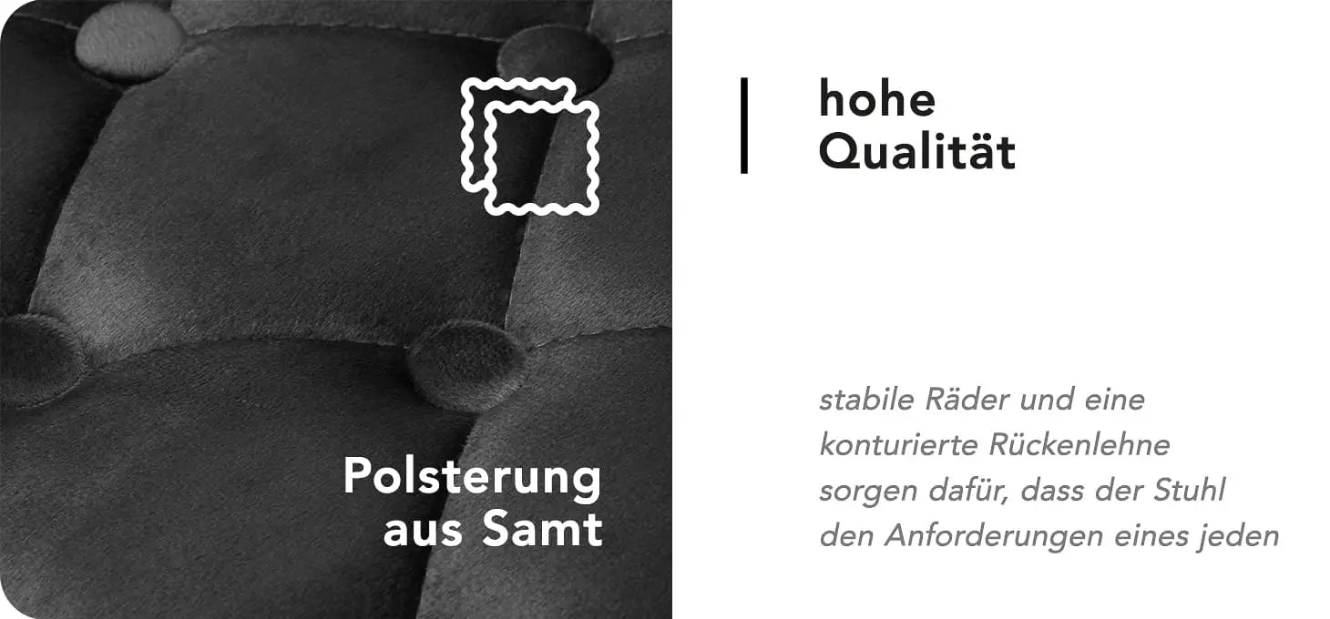 4Rico Stuhl QS-OF213G grau