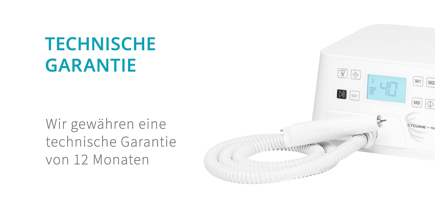 KIT Saeyang Marathon Cyclone-Vac Nagelfräser mit Absorber + Minischrank 969 weiß