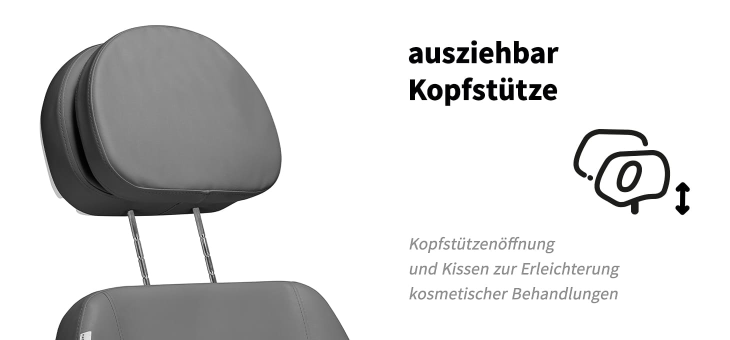 Elektrische Kosmetikliege SILLON CLASSIC 3 Motoren grau
