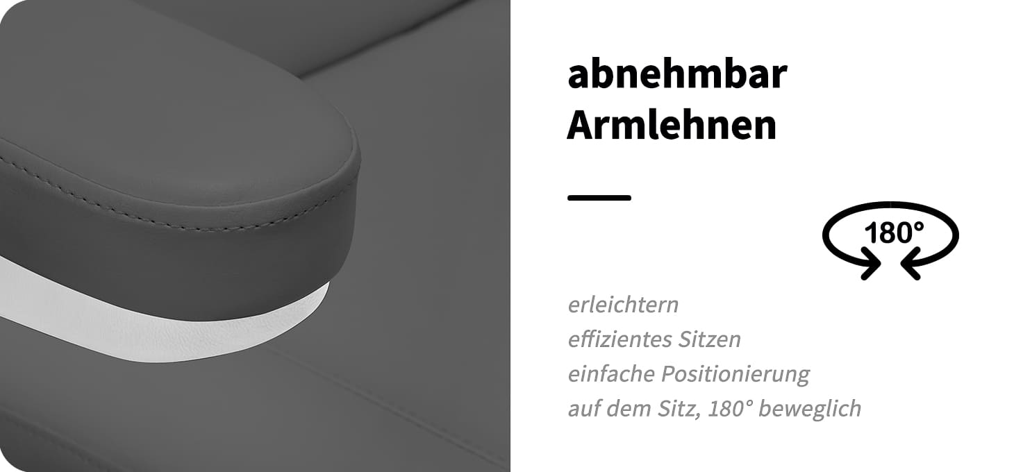Elektrische Kosmetikliege SILLON CLASSIC 3 Motoren grau