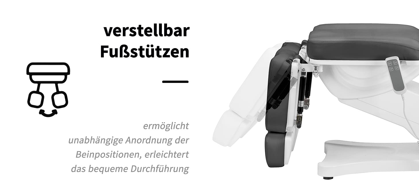 Elektrischer Kosmetikliege SILLON CLASSIC 2 Pediküromotoren grau