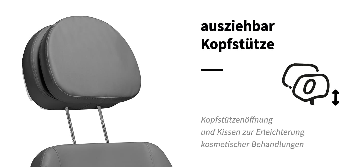 Elektrischer Kosmetikliege SILLON CLASSIC 2 Pediküromotoren grau