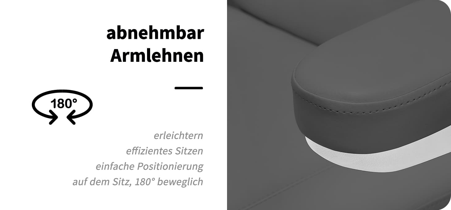 Elektrischer Kosmetikliege SILLON CLASSIC 2 Pediküromotoren grau