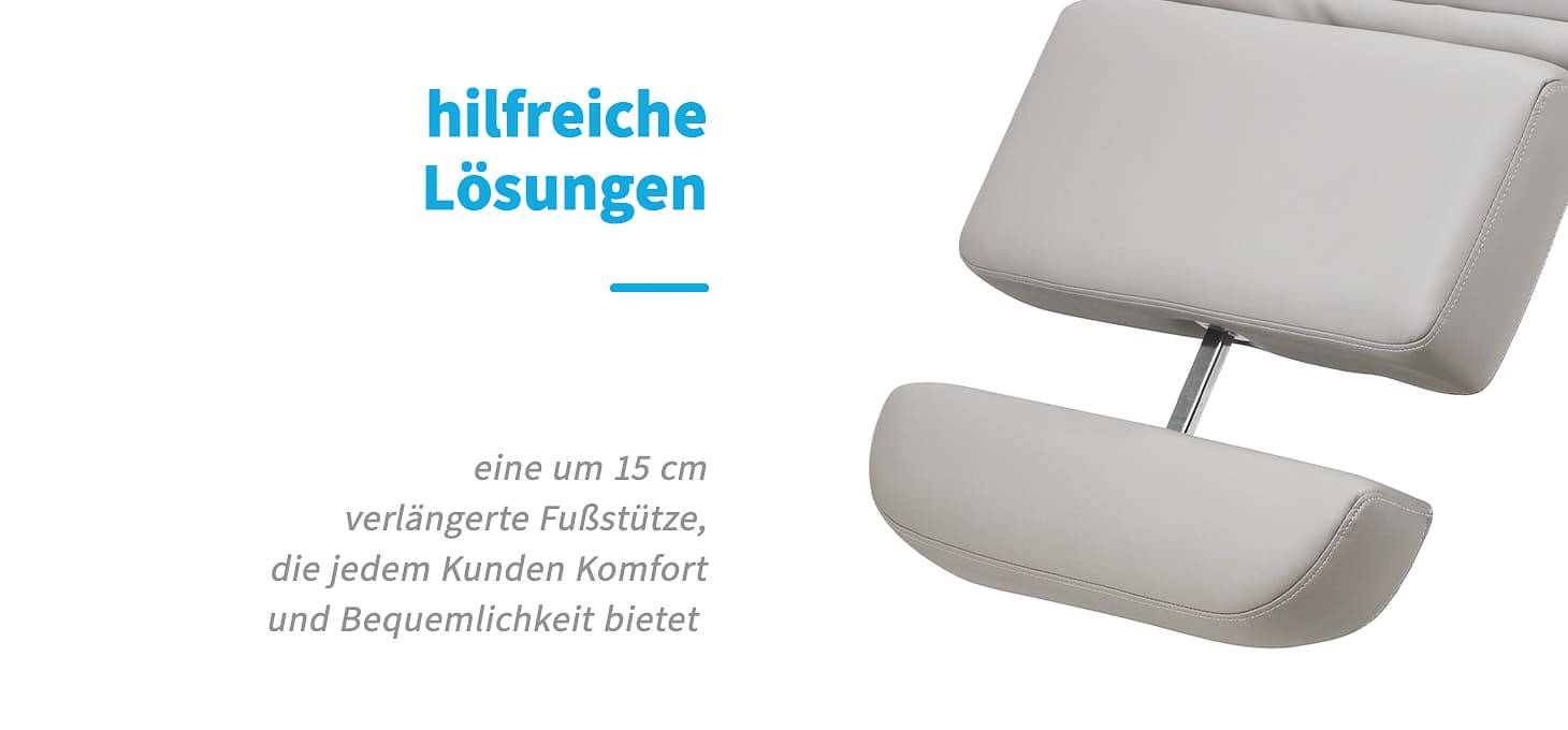 Elektr. Kosmetikstuhl Azzurro 891 grau