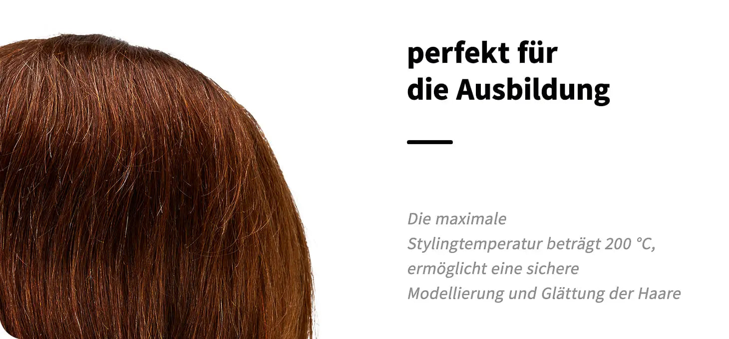 Gabbiano Übungskopf WZ4 mit Naturhaar und Bart