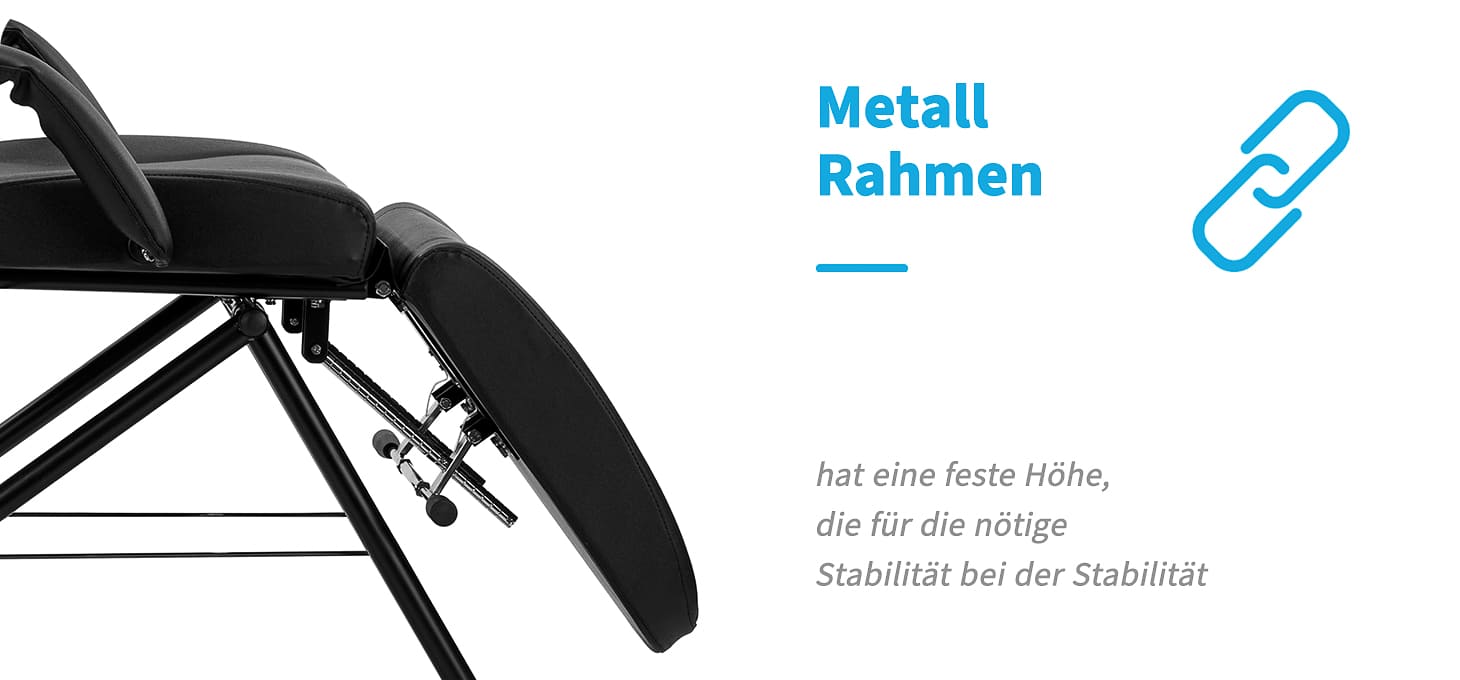 Azzurro 563 Kosmetikstuhl schwarz