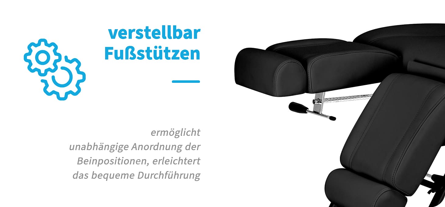 Azzurro Kosmetiksessel 563S schwarz