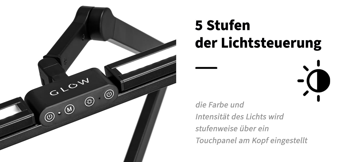 Glow L03 Tisch-OP-Leuchte Schwarz