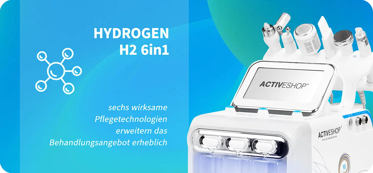 Hydrogen H2 + 6in1 Wasserstoffreinigungsgerät + 3 Lotionen SYIS Hydro Coctail