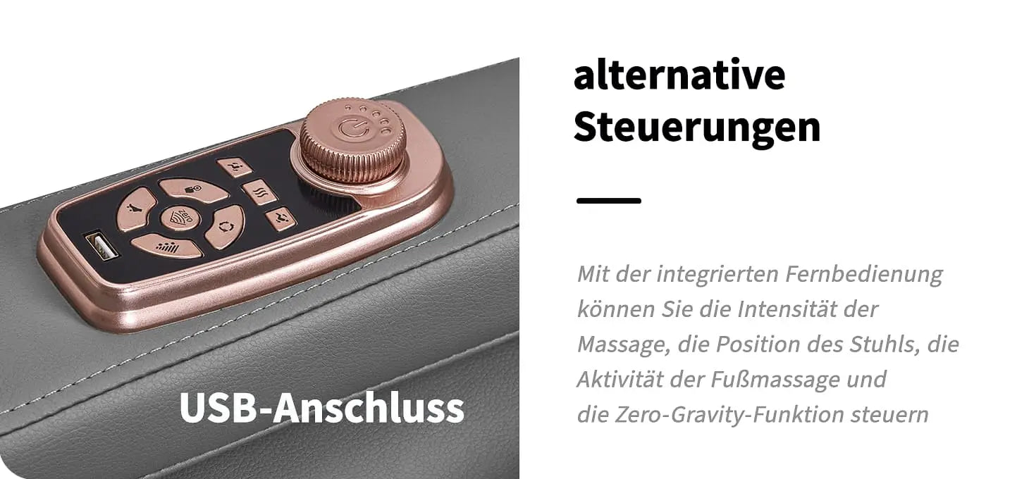 Sakura Massagesessel Classic 802A Weiß-Grau