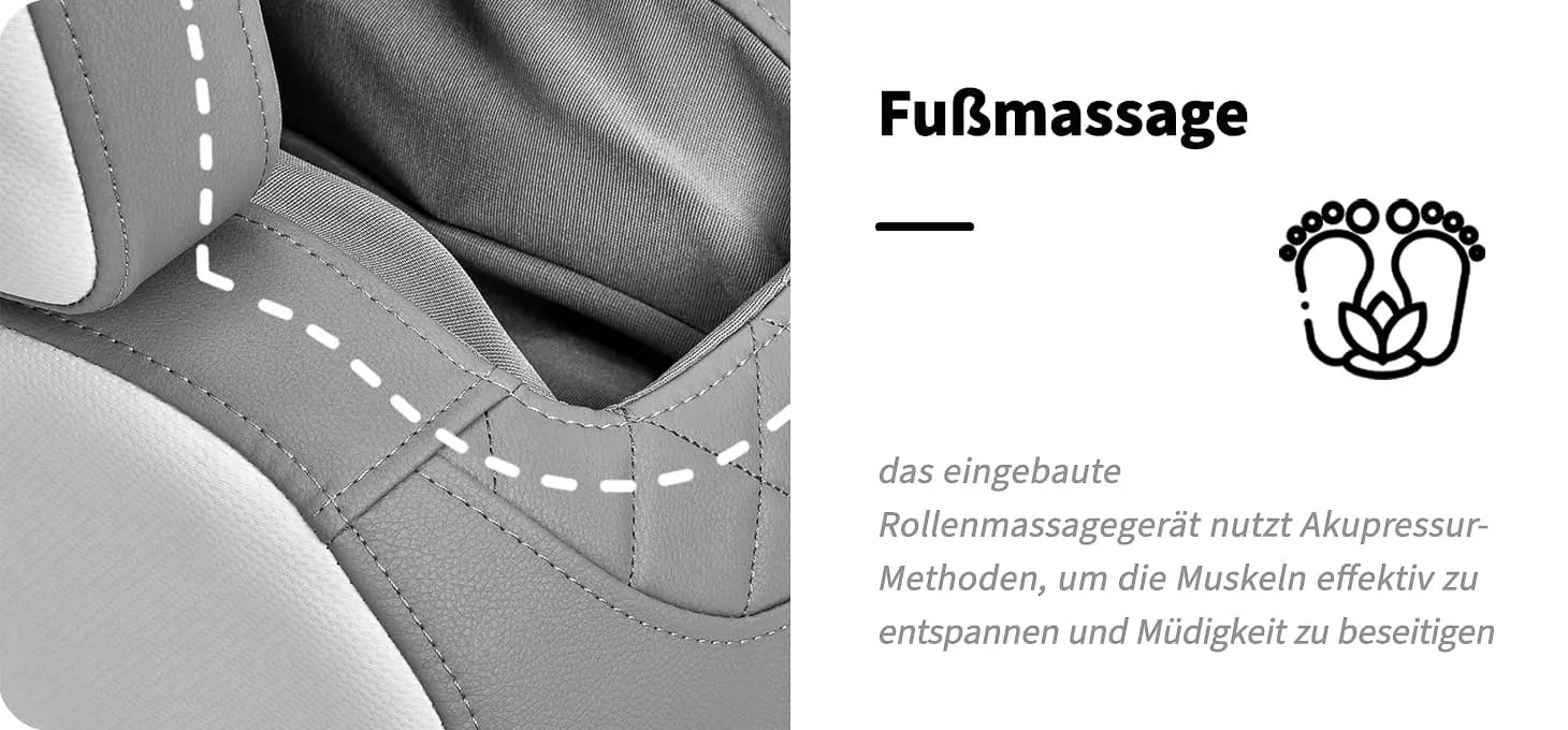 Sakura Massagesessel Classic 802A Weiß-Grau