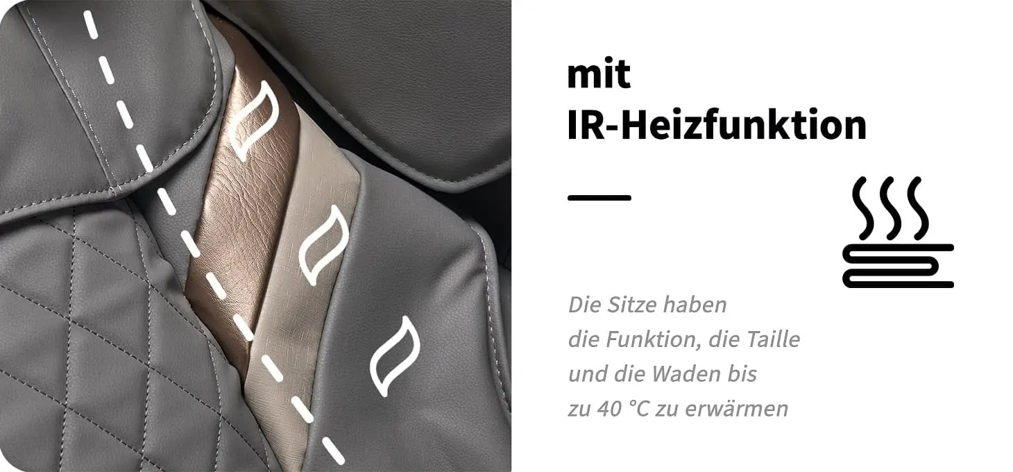 Sakura Massagesessel Classic 305 grau