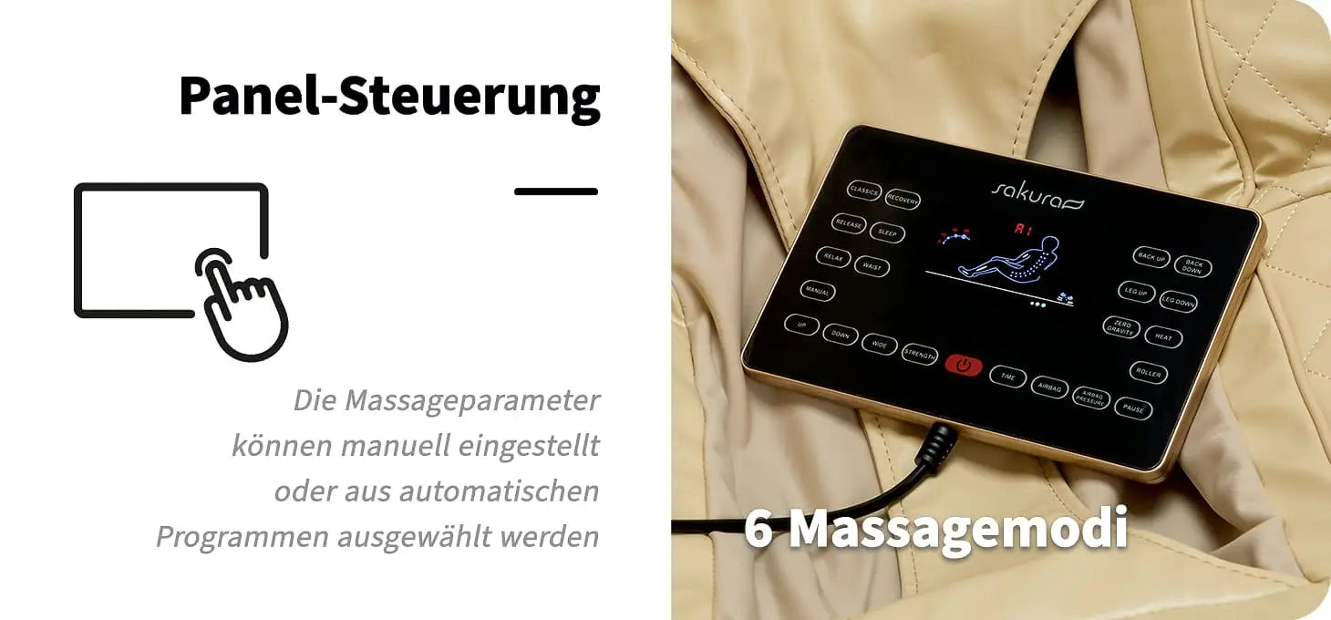 Sakura Massagestuhl Comfort Plus 806 in Beige