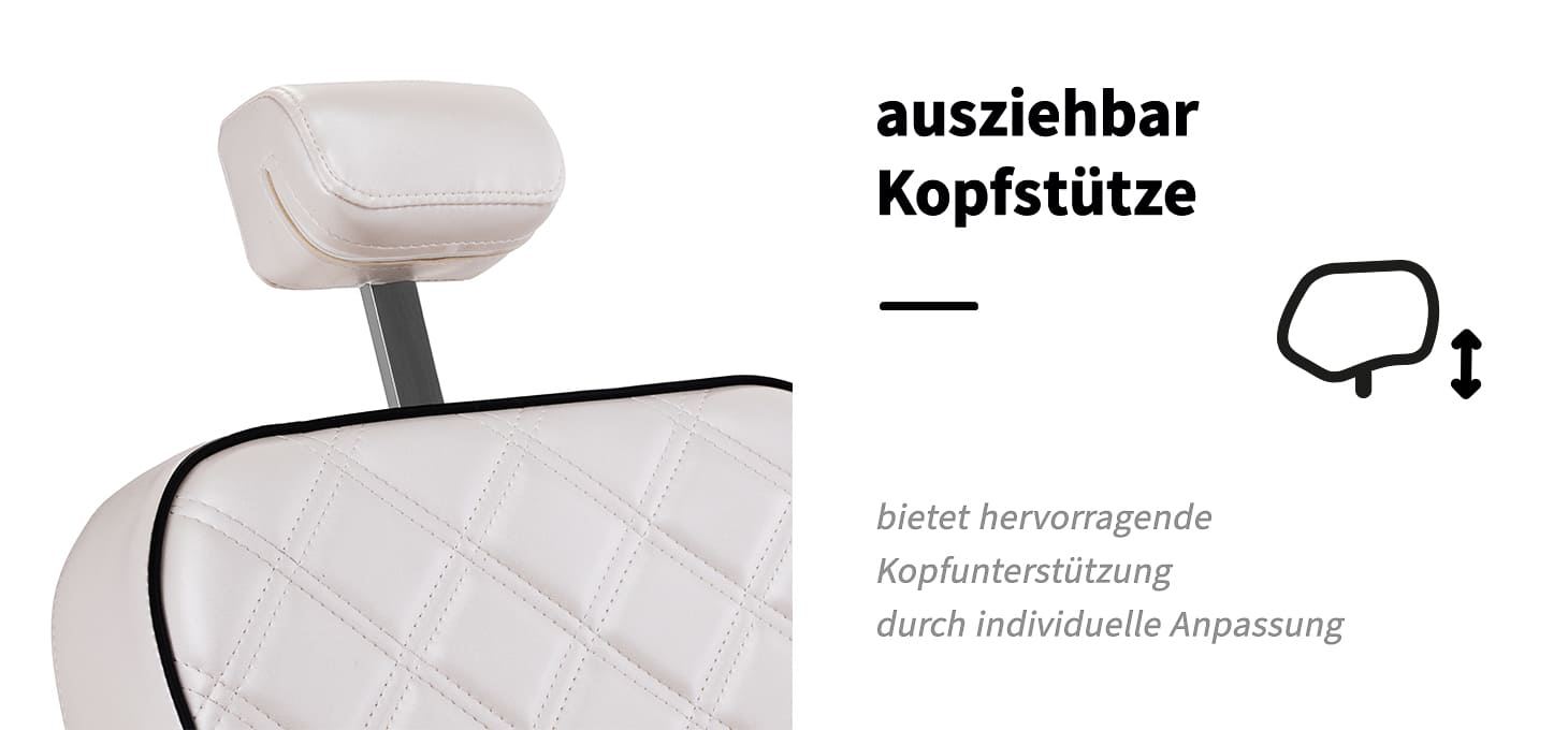 Barberstuhl Carlos extra pearl