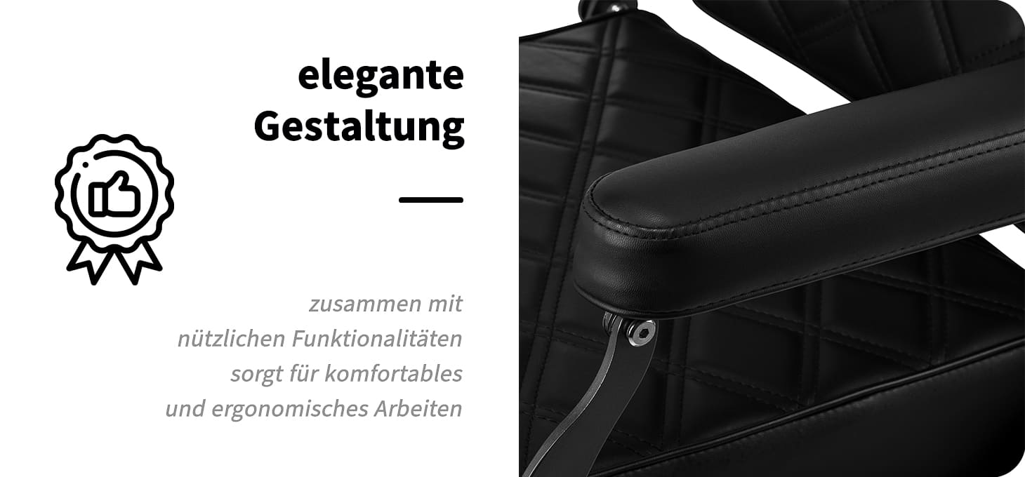 Barberstuhl Carlos extra schwarz