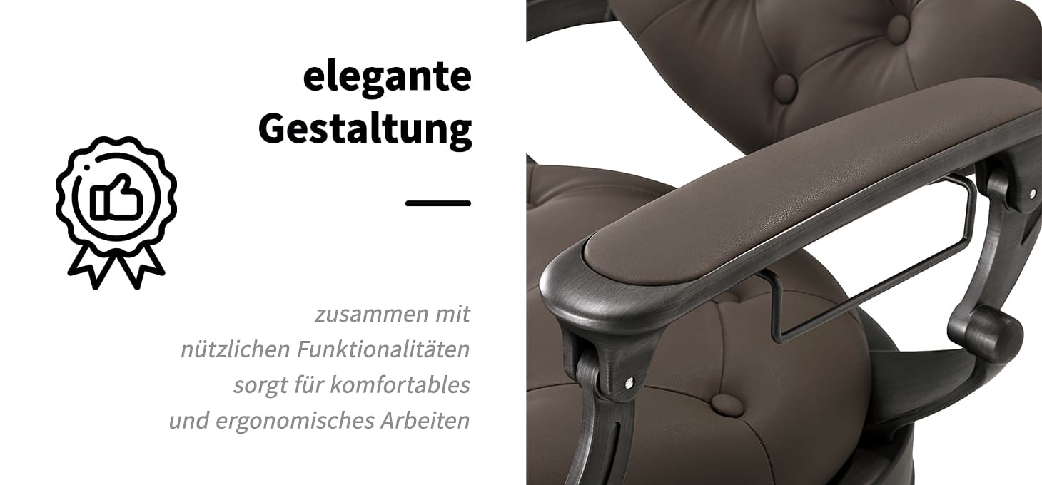 Barberstuhl Gabbiano Niccolo Braun