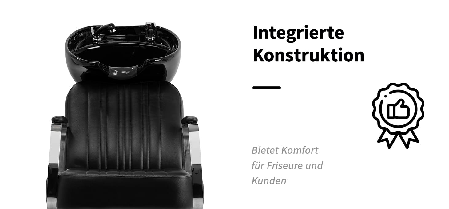 Gabbiano Friseur Waschbecke Patrizio Schwarz