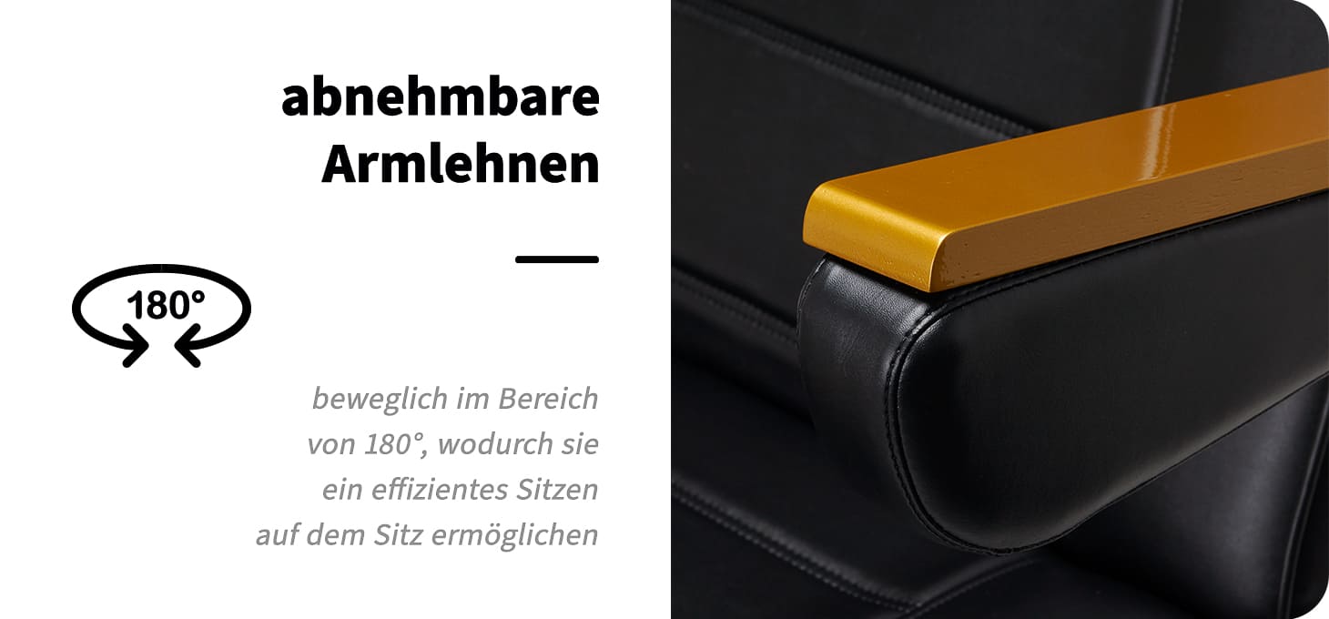 Elektrische Kosmetikliege SILLON LUX 273B 3 Motoren Gold Schwarz