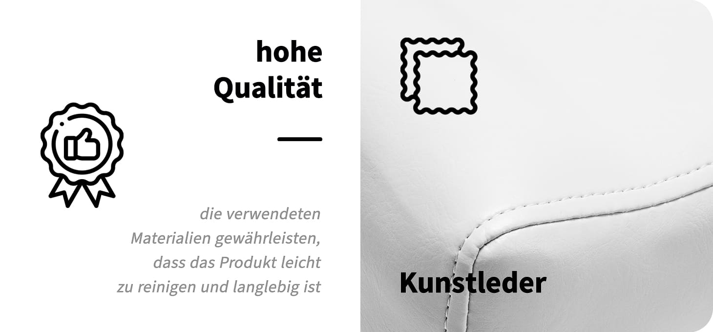 Sillon Fußstütze Bell mobile Pediküre weiß