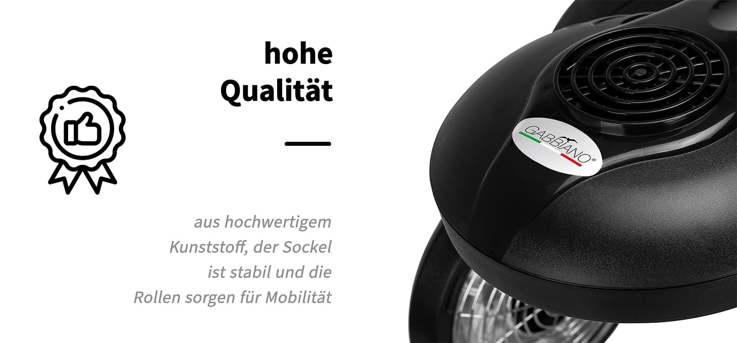 Gabbiano Infrazon Standlautsprecher GL-505S schwarz