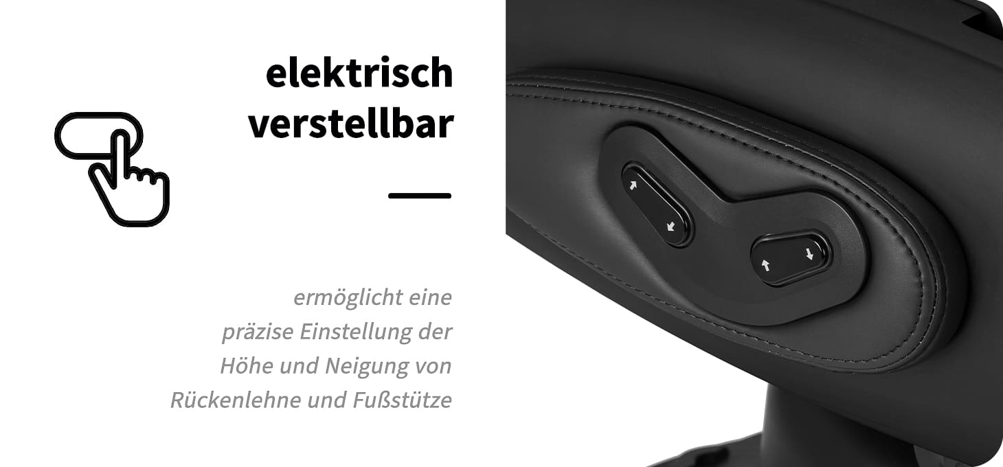 Elektrischer Friseurstuhl Gabbiano Duke Schwarz
