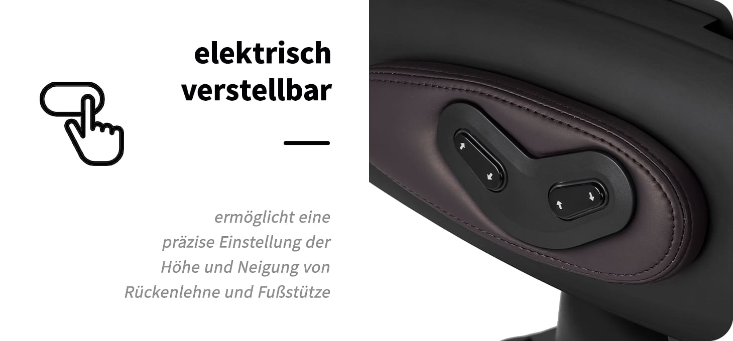 Elektrischer Friseurstuhl Gabbiano Duke Braun