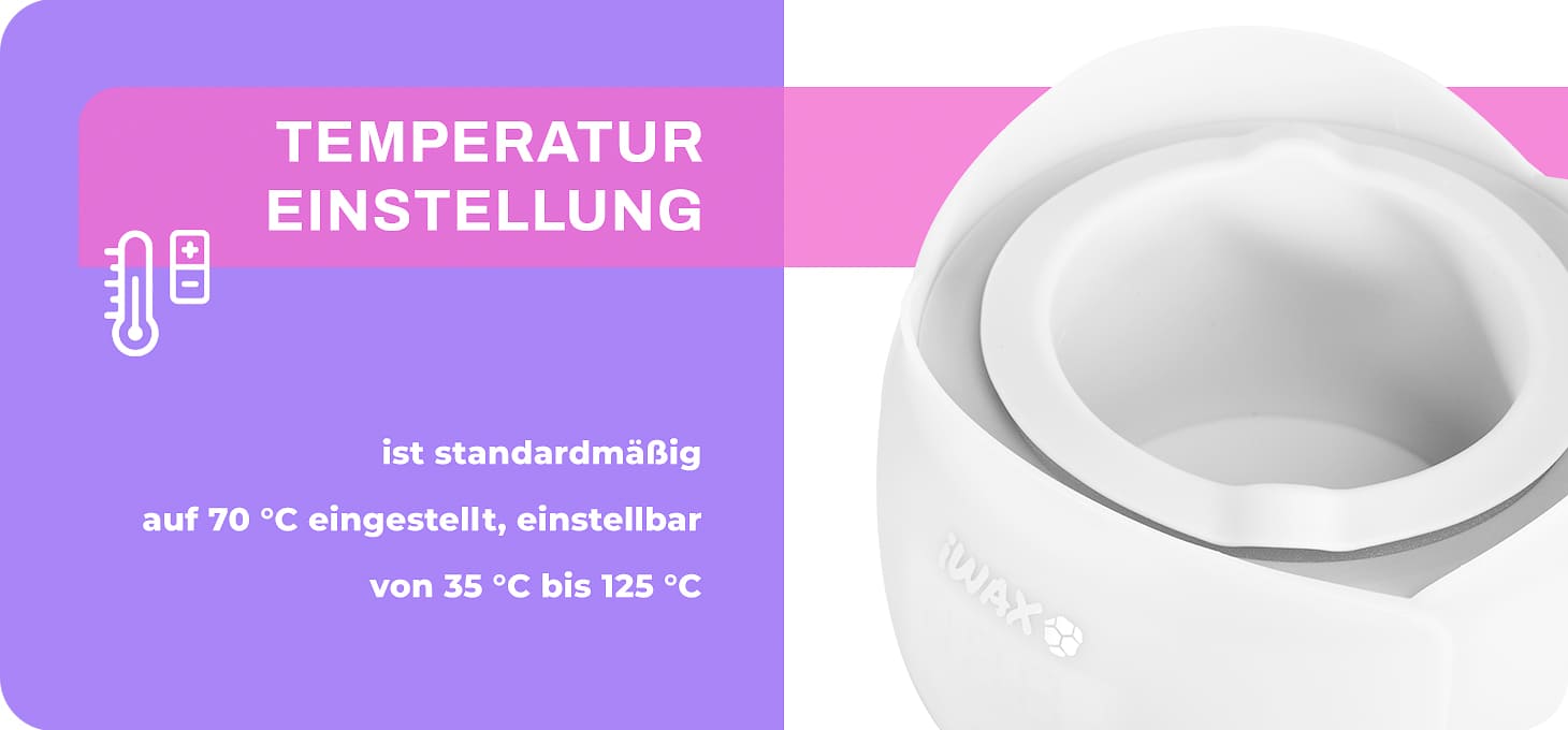 iWax Flower Wachserhitzer weiß