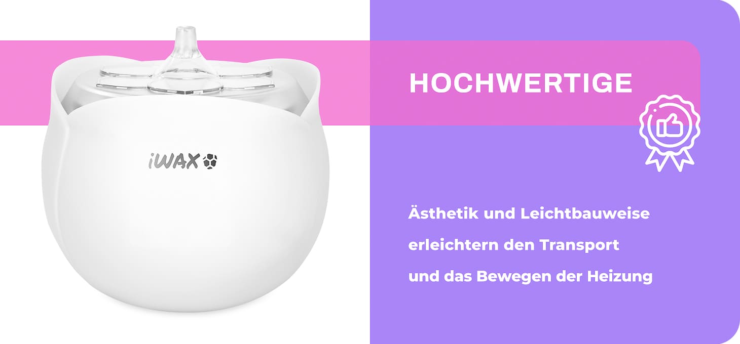 iWax Flower Wachserhitzer weiß