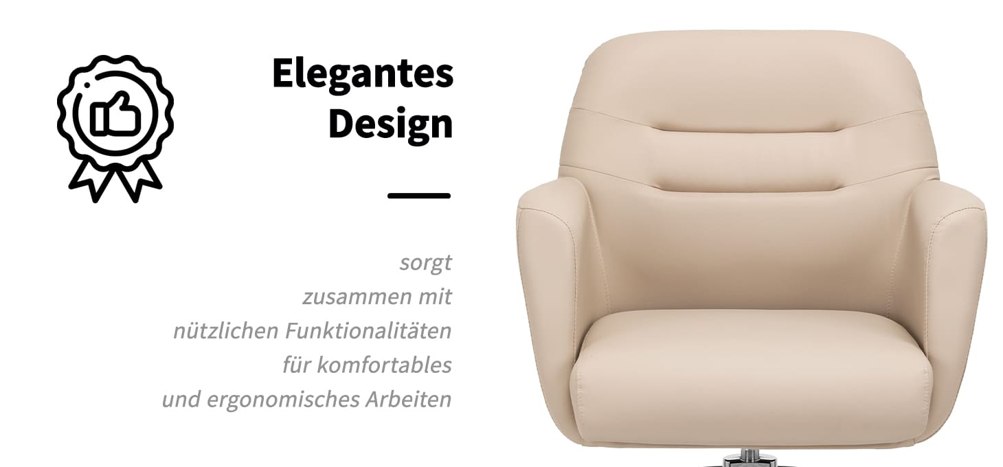 Gabbiano Friseurstuhl Monaco Beige