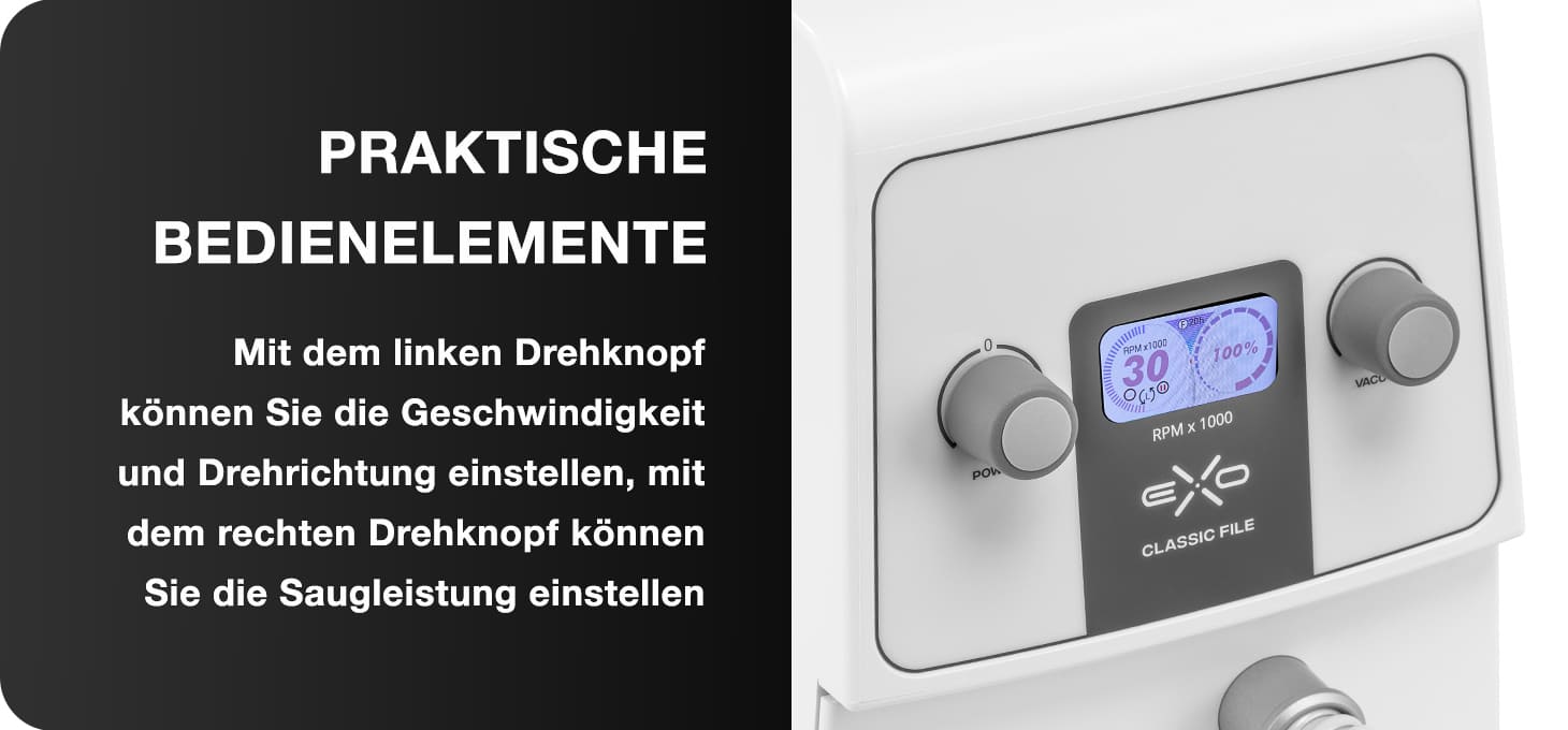 Exo Classic File New Edition Podologie-Nagelfräser mit Absorber