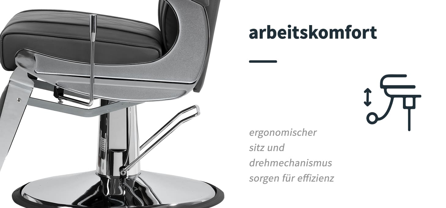 Hair System Barber Stuhl BM88066 Grau