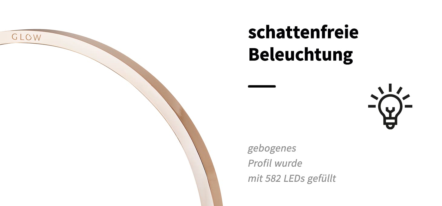 GLOW Manikürlampe ARCHE II gold