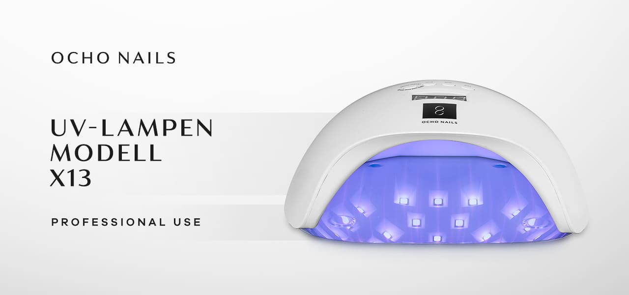 UV LED OCHO NÄGEL X13 65W weiß mit Spiegelboden