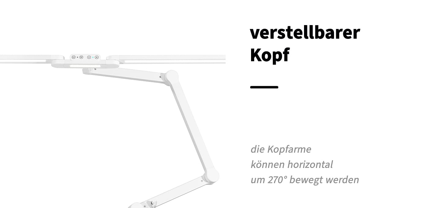 Glow L04 Tisch-OP-Leuchte weiß