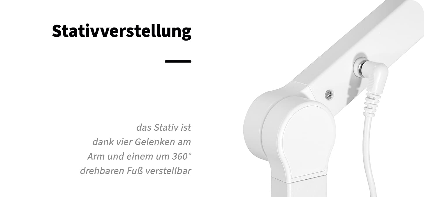 Glow L04 Tisch-OP-Leuchte weiß