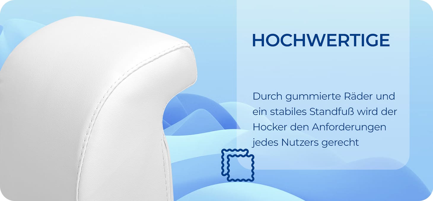 Podologiehocker 1005 Giovanni Weiß