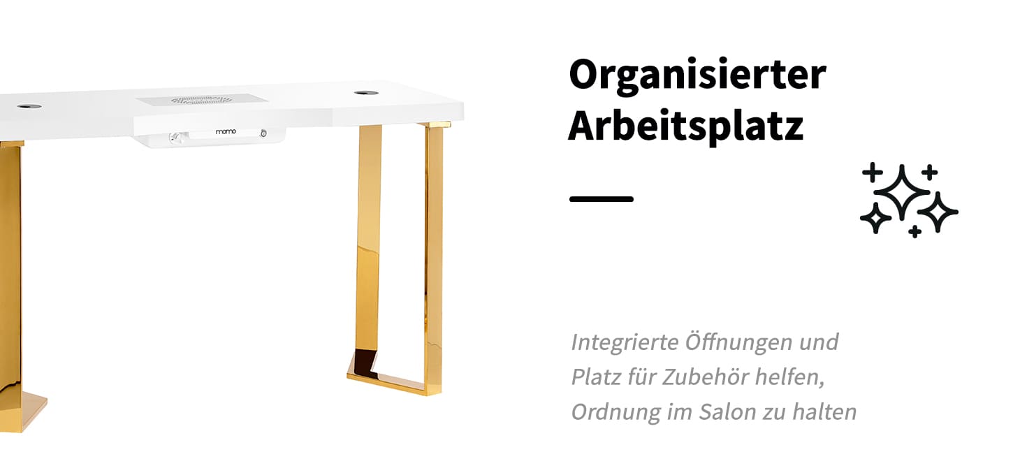 Momo 05-GL Kosmetiktisch mit Absorber