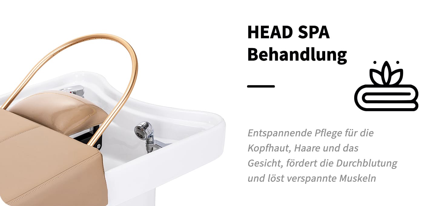 Gabbiano SPA-Liege Head Spa 017B beige