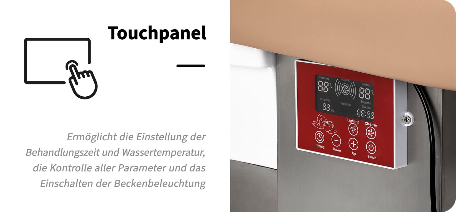 Gabbiano SPA-Liege Head Spa 017B beige