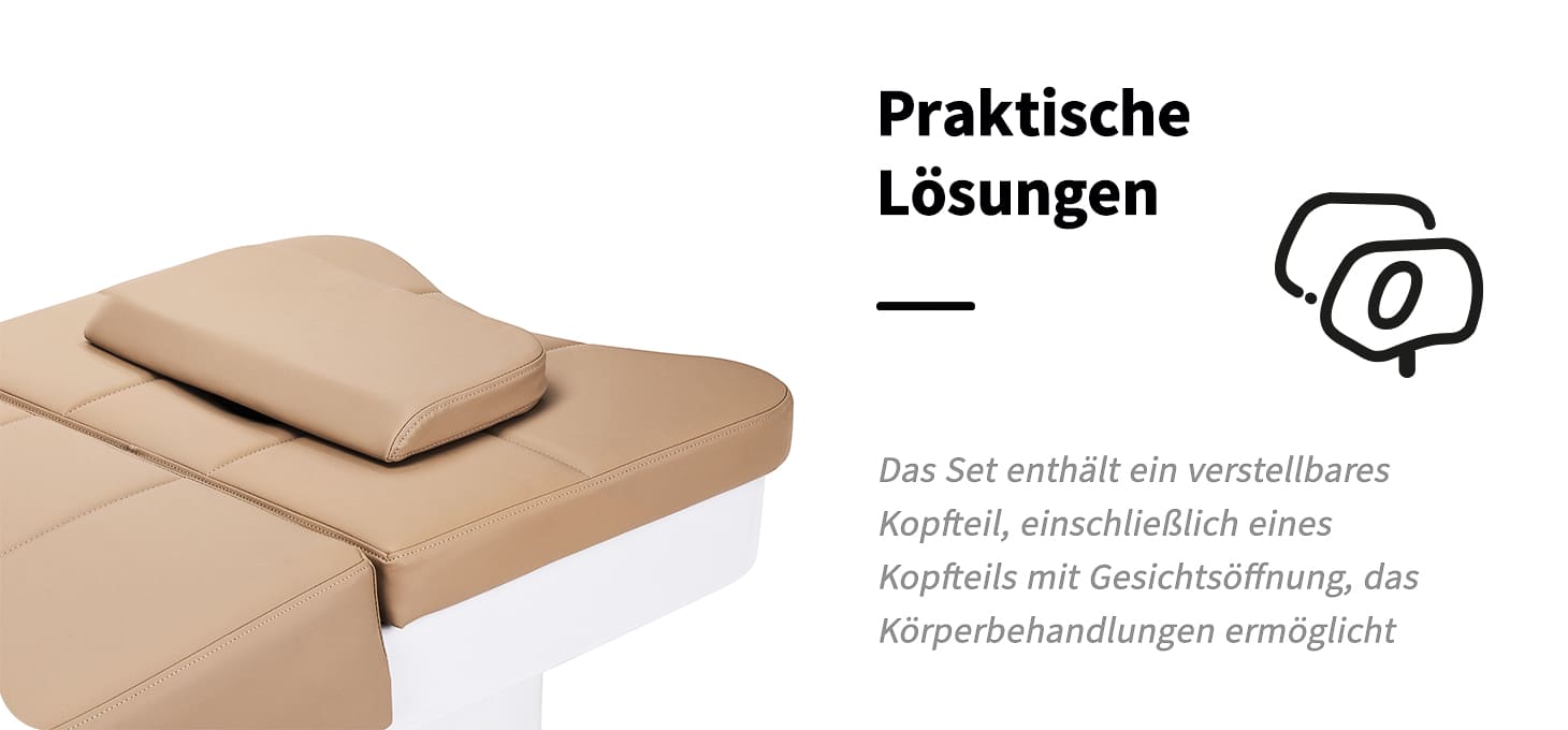 Gabbiano SPA-Liege Head Spa 017B beige