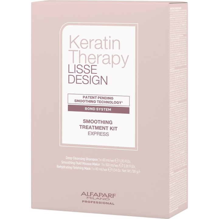 Alfaparf Milano Keratin Therapy Lisse Design Smoothing Treatment Kit Express