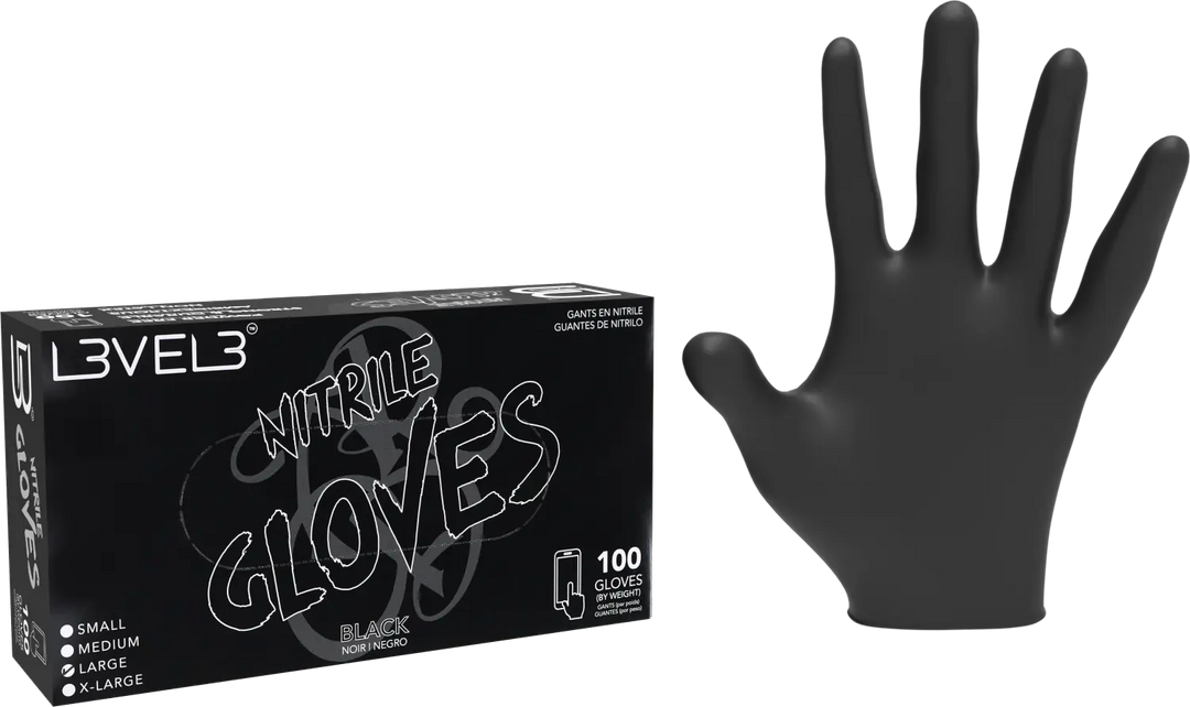 L3VEL3 Nitrilhandschuhe Black
